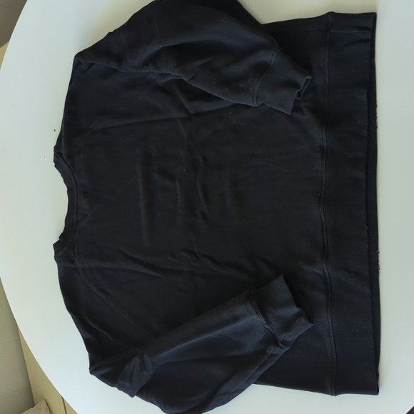 EUC Sincerely Jules Bandier black oversized distressed sweatshirt S - Picture 8 of 10